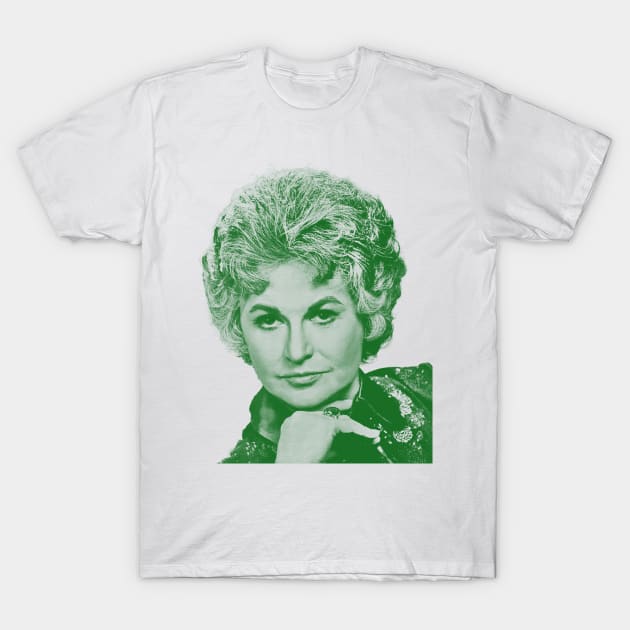 vintage Bea Arthur (31) - green solid style T-Shirt by Loreatees